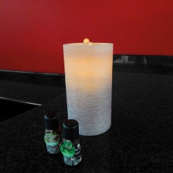 Arya Hd Water Candle Grigia