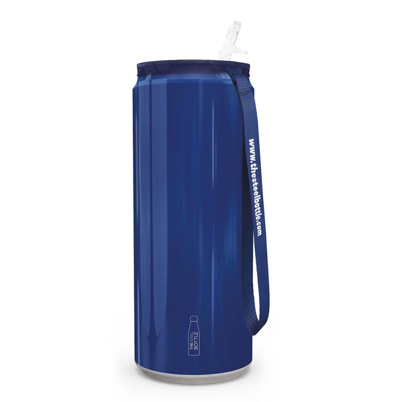 The Steel Bottle  68 Tin Blue