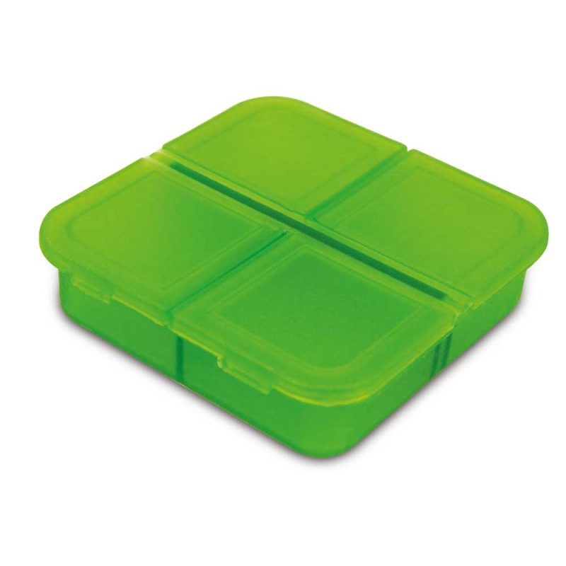 T-Pill Square - 4 Scomparti Verde