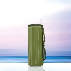 The Steel Bottle  70 Tin Military Green