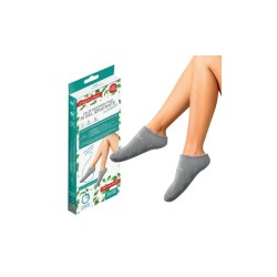 2Easy Calze Maschera Piedi Antiscivolo Grigio