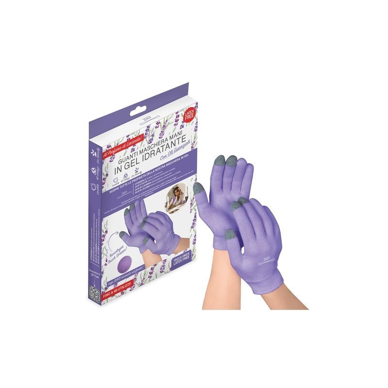 2Easy Guanti Maschera Mani Touch Screen Lavanda