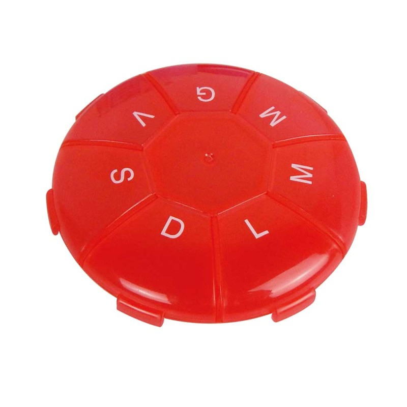 T-Pill Porta Pillole Settimanale Tondo