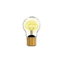 The Steel Lamp Neon Bulb Home