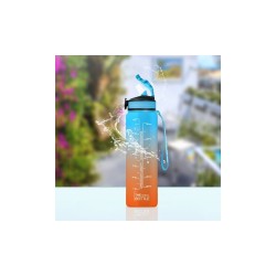 Borraccia Motivazionale 1L  5 Orange & Bluesky