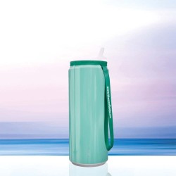 The Steel Bottle  67 Tin Aquamarine