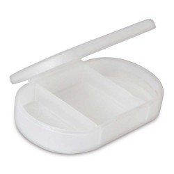 T-Pill Ovale - 3 Scomparti Bianco