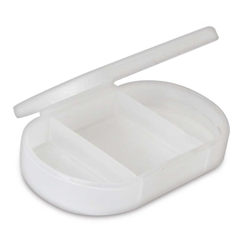 T-Pill Ovale - 3 Scomparti Bianco