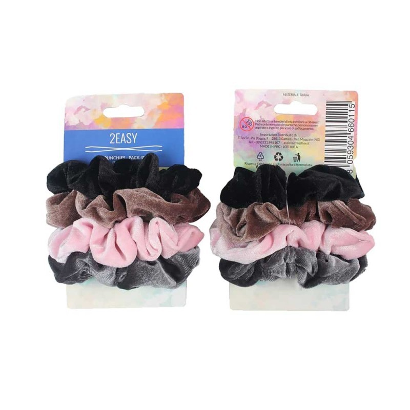 2Easy Scrunchies - Pack 4Pz