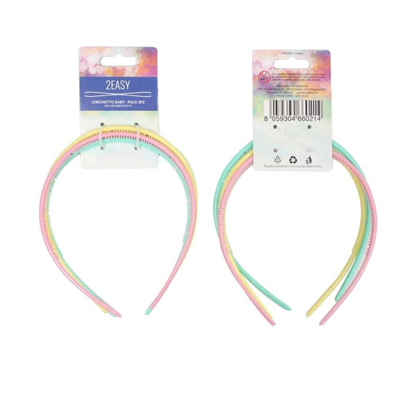 2Easy Cerchietto Baby - Pack 3Pz