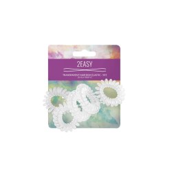 2Easy Transparent Hair Box Elastic - 5Pz