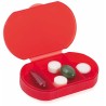 T-Pill Ovale - 3 Scomparti Rosso
