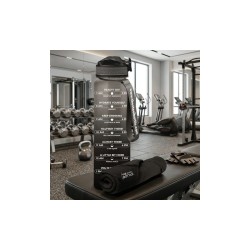 Borraccia Mot. Con Asciugamano 1L  2 Black&White