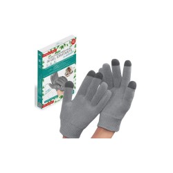 2Easy Guanti Maschera Mani Touch Screen Grigio