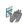 2Easy Guanti Maschera Mani Touch Screen Grigio