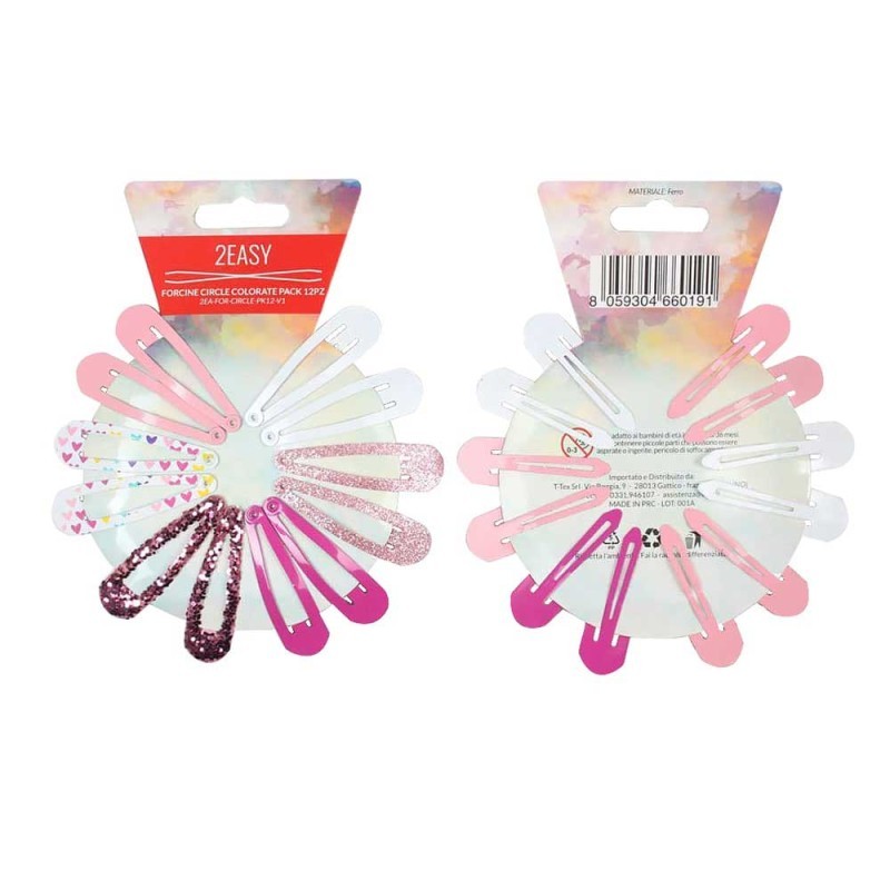 2Easy Forcine Circle Colorate - Pack 12Pz