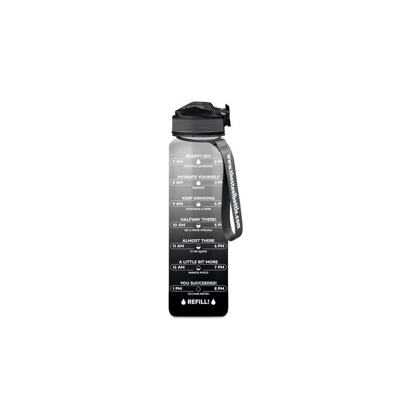 Borraccia Motivazionale 1L  2 Black&White