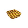 Carta Forno Quadrata Con Pattern Bacon 50Pz