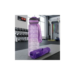 Borraccia Mot. Con Asciugamano 1L  5 Ice&Purple