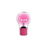 The Steel Lamp Neon Bulb Love