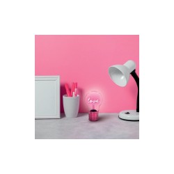The Steel Lamp Neon Bulb Love