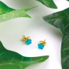 2Easy New Bijoux - P.l. Fiore Blu Oro 18K