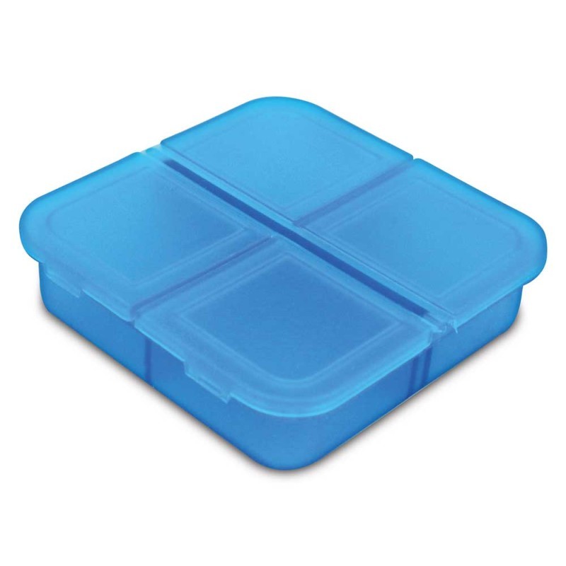 T-Pill Square - 4 Scomparti Blu