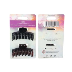 2Easy Medium Mollettone Nero/Marr Lucido -Pack 2Pz