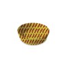 Carta Forno Rotonda Con Pattern Bacon 50Pz