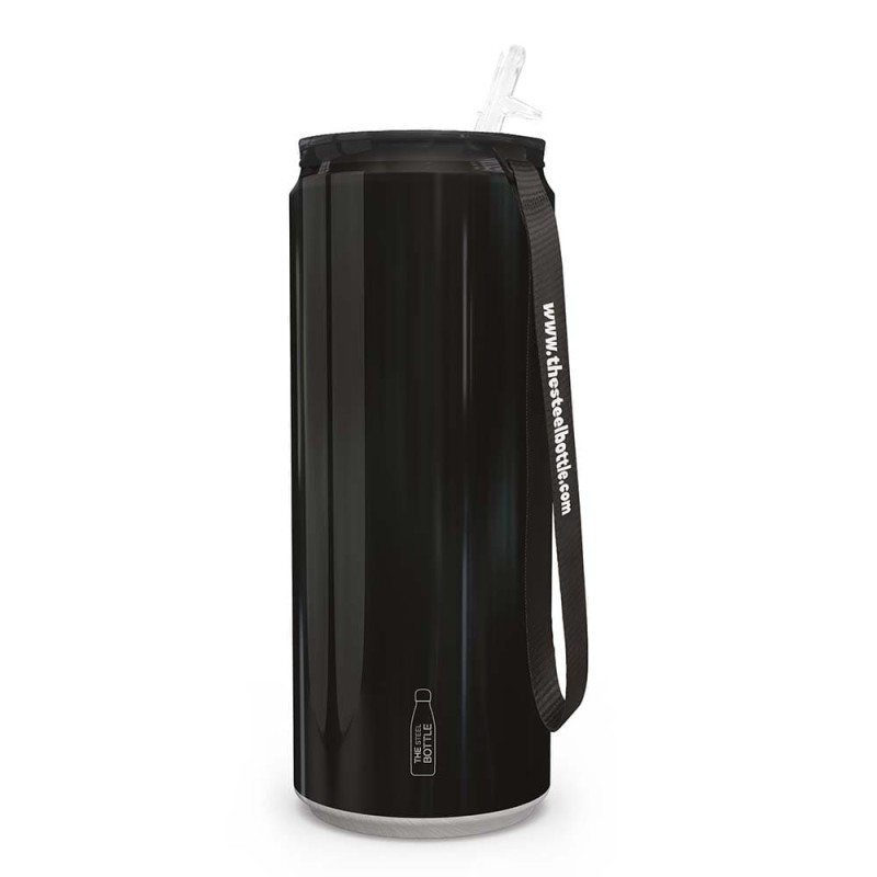 The Steel Bottle  69 Tin Black